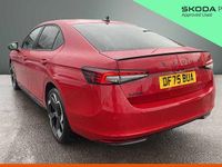 Used Skoda Superb SportLine 150 HP (110 kW) 2025 Carmine red metallic Hatchback