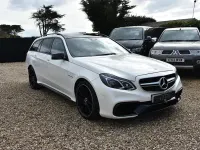 Used Mercedes E63S AMG AMG 2015 White Estate