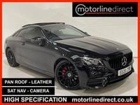 Used Mercedes E220 AMG line 194 HP (142 kW) 2020 Black Coupe