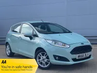 Used Ford Fiesta Zetec 82 HP (60 kW) 2016 Green Hatchback