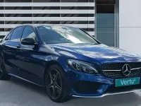 Used Mercedes C43 AMG Premium 367 HP (269 kW) 2018 Blue Sedan