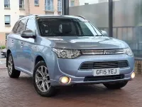 Used Mitsubishi Outlander P-HEV 119 HP (87 kW) 2015 Blue SUV