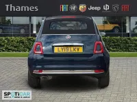 Used Fiat 500C Lounge 69 HP (50 kW) 2019 Blue Cabriolet