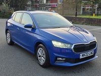 Begagnad Skoda Fabia Comfort 2022 Blå Halvkombi