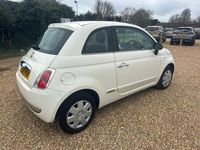 Used Fiat 500 Pop 69 HP (50 kW) 2009 White Cabriolet