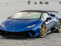 Used Lamborghini Huracán 640 HP (470 kW) 2018 Blue Cabriolet