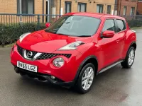 Begagnad Nissan Juke Acenta 110 HK (80 kW) 2015 Röd SUV