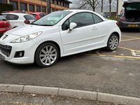 Used Peugeot 207 GTi 120 HP (88 kW) 2010 White Cabriolet