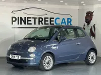 Used Fiat 500 Lounge 69 HP (50 kW) 2014 Blue Hatchback