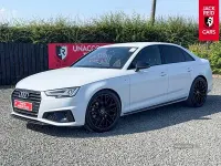 Used Audi A4 Black Edition 2019 White Sedan