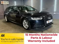 Used Audi A6 S-Line 190 HP (139 kW) 2018 Blue Estate