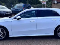 Used Mercedes A200 AMG line 163 HP (119 kW) 2019 White Hatchback