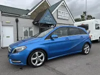 Used Mercedes B180 109 HP (80 kW) 2014 Blue Hatchback