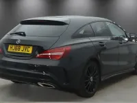 Used Mercedes CLA220 AMG line 2018 Black Coupe