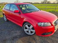 Used Audi A3 S-Line 170 HP (125 kW) 2006 Red Hatchback