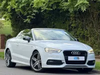 Used Audi A3 Cabriolet S-Line 150 HP (110 kW) 2014 White Cabriolet
