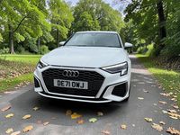Begagnad Audi A3 S-Line 150 HK (110 kW) 2021 Vit Sedan