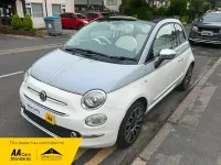 Used Fiat 500 Collezione 69 HP (50 kW) 2018 White/grey Cabriolet