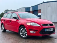 Used Ford Mondeo Zetec 115 HP (84 kW) 2011 Red Estate