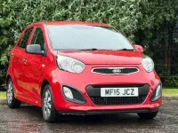 Used Kia Picanto 69 HP (50 kW) 2014 Red Hatchback
