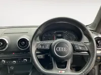 Used Audi A3 S-Line 150 HP (110 kW) 2018 Black Sedan