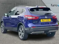 Used Nissan Qashqai N-Connecta 115 HP (84 kW) 2017 Blue SUV