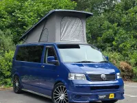 Used VW T5 130 HP (95 kW) 2006 Blue Van