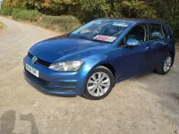 Used VW Golf VII SE 2014 Blue Hatchback