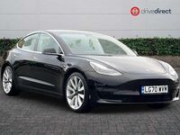 Used Tesla Model 3 Long Range AWD 366 kW (498 HP) 2020 Black Sedan