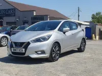 Used Nissan Micra Acenta 90 HP (66 kW) 2017 Silver Hatchback
