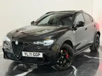 Used Alfa Romeo Stelvio Quadrifoglio 510 HP (375 kW) 2021 Black SUV