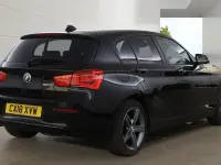 Used BMW 116 Sport Line 116 HP (85 kW) 2018 Black Hatchback