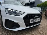 Used Audi A4 Black Edition 163 HP (119 kW) 2020 White Sedan