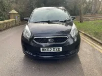 Used Kia Venga 89 HP (65 kW) 2012 Black Hatchback