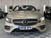 Used Mercedes E220 AMG line 2018 Silver Cabriolet