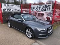 Usado Audi A5 Cabriolet S-Line 177 HP (130 kW) 2014 Cinzento Cabrios