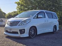 Begagnad Toyota Alphard 2009 Vit Minibuss