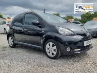 Used Toyota Aygo 68 HP (50 kW) 2012 Black Hatchback