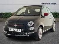 Usado Fiat 500C Red 70 HP (51 kW) 2023 Preto Cabrios
