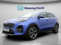 Used Kia Sportage GT-Line 136 HP (100 kW) 2021 Blue SUV