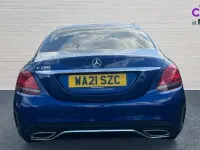Used Mercedes C200 AMG line 184 HP (135 kW) 2021 Blue