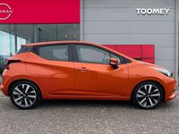 Used Nissan Micra Acenta 2019 Orange Hatchback