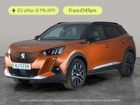 Used Peugeot e-2008 Premium 100 kW (136 HP) 2021 Orange SUV