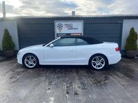 Used Audi A5 Cabriolet S-Line 170 HP (125 kW) 2015 White Cabriolet