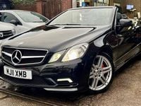 Used Mercedes E350 2011 Black Cabriolet