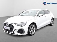 Used Audi A3 e-tron S-Line 2023 White Hatchback
