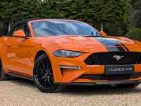 Used Ford Mustang GT Convertible 450 HP (330 kW) 2019 Orange Cabriolet