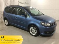 Used VW Touran SE 140 HP (102 kW) 2014 Blue MPV