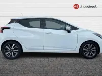 Used Nissan Micra Acenta 90 HP (66 kW) 2017 White Hatchback