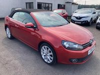 Used VW Golf Cabriolet SE 105 HP (77 kW) 2015 Red Cabriolet